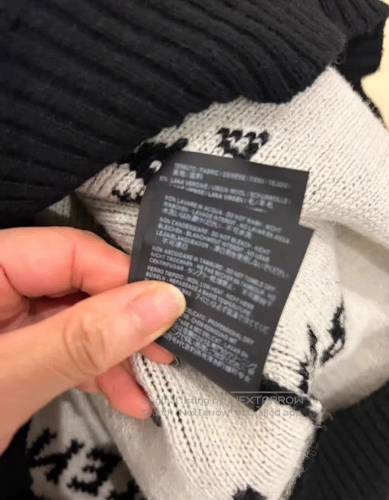 Balenciaga Balenciaga Classic Barrage Full Logo Sweater Size XXS / US 00 / IT 34 - 5 Thumbnail