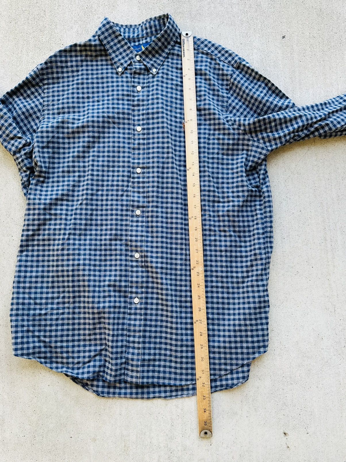 Polo Ralph Lauren Polo Ralph Lauren Gingham Shirt Xl Flesh Rider Button Up Size US XL / EU 56 / 4 - 6 Thumbnail