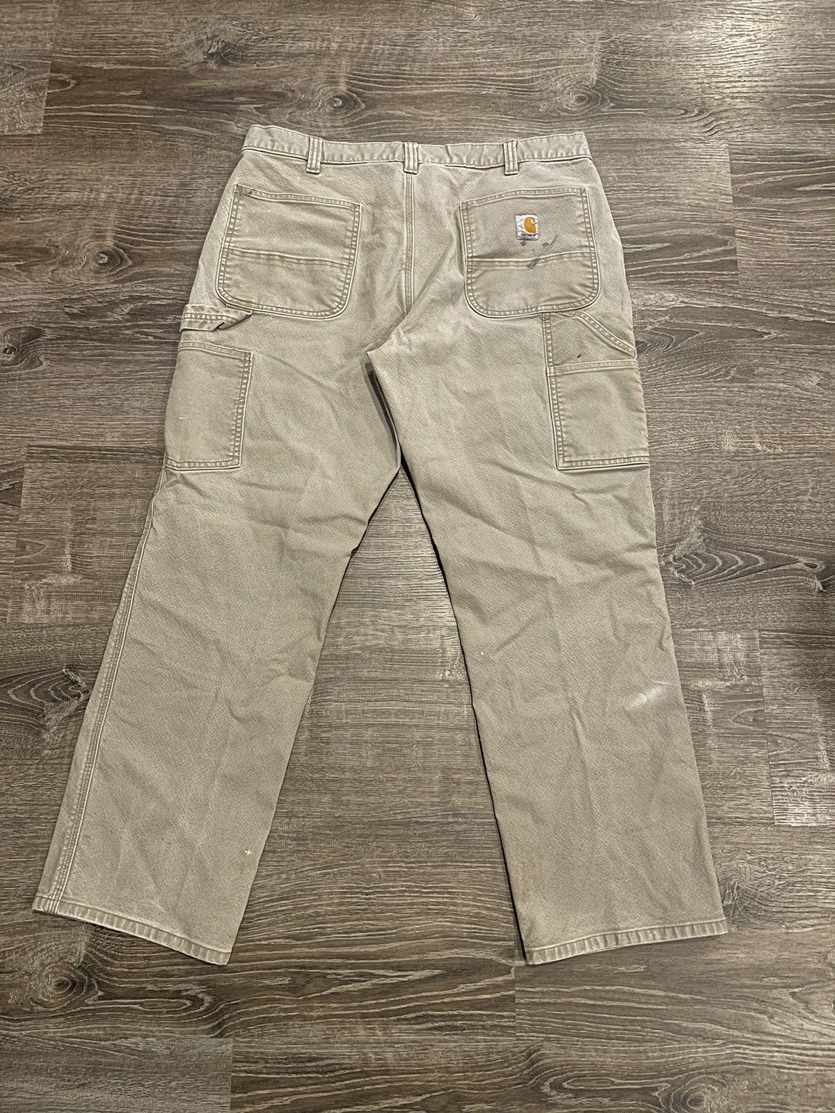 Carhartt × Vintage Vintage Carhartt Carpenter Pants Canvas Dungaree Distressed Size US 36 / EU 52 - 3 Thumbnail