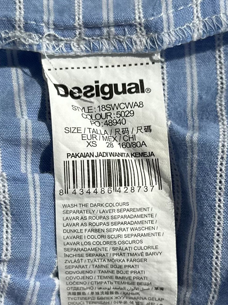 Desigual × Japanese Brand Desigual Women's Srtiped Print Shirt Long Sleeve Size XS Size XS / US 0-2 / IT 36-38 - 7 Thumbnail