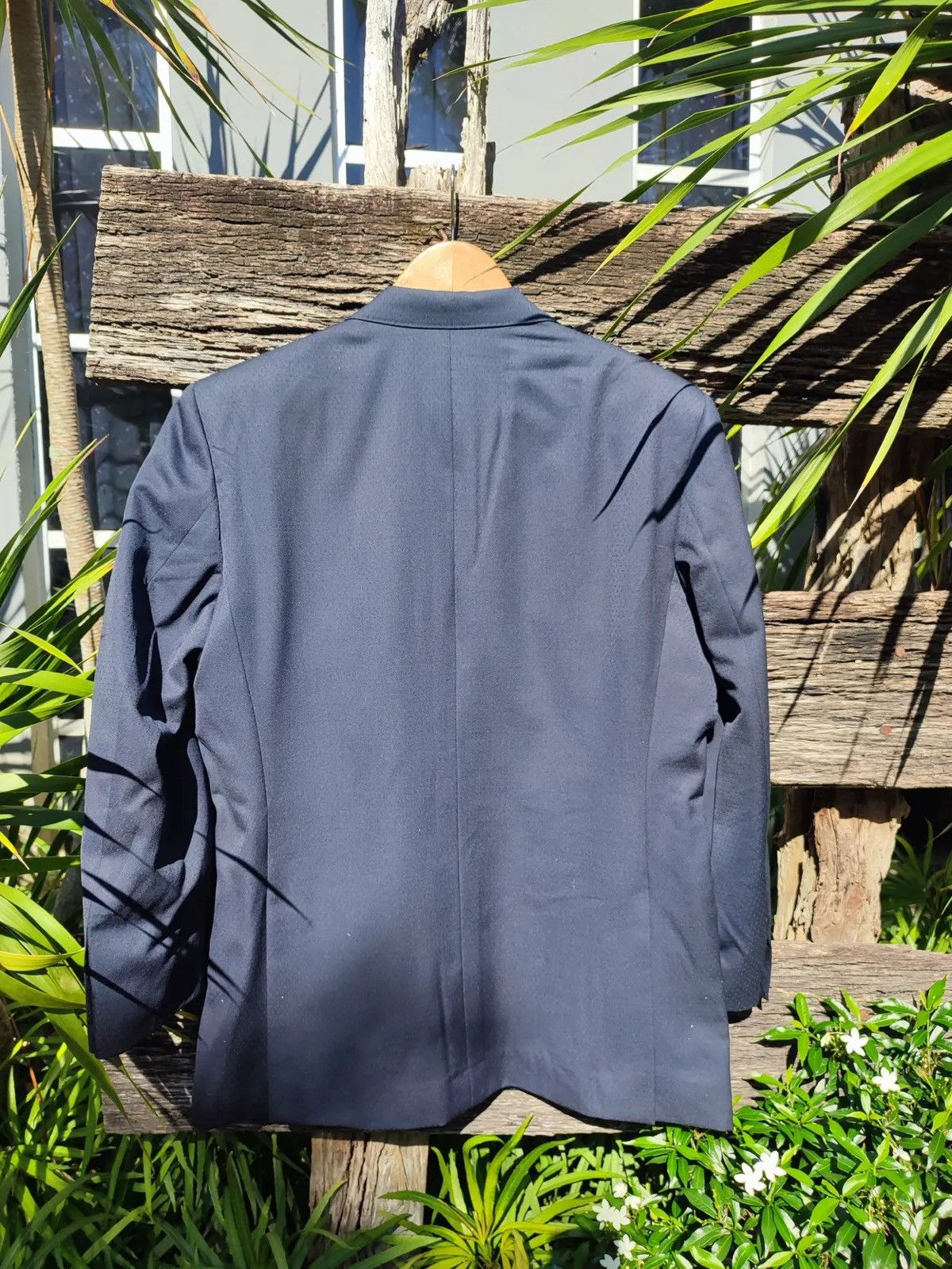 Balenciaga Balenciaga Pour Homme Black Wool Blazer (Vintage 90s) Size 38R - 9 Thumbnail