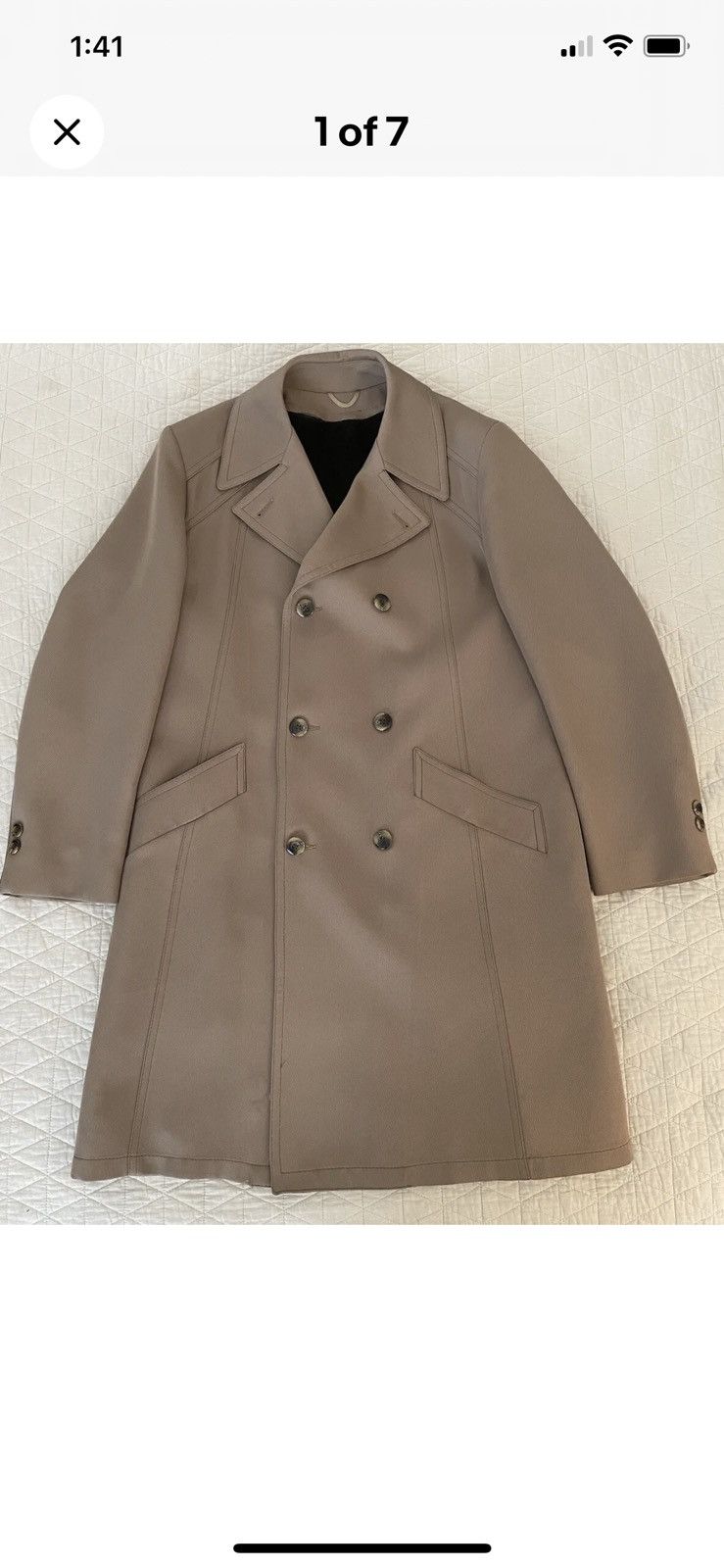 Trench Coat Raf Simons Double Breasted Coat Raf Simons AW05 Sample