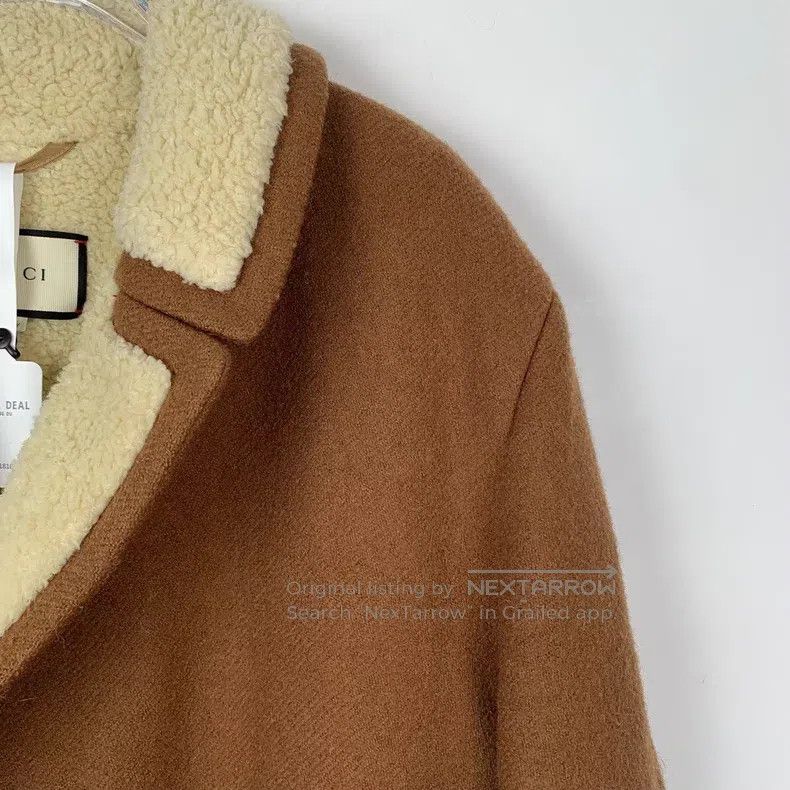 Gucci Gucci Brown heavy industry bee flower embroidery fur all-i Size US S / EU 44-46 / 1 - 3 Thumbnail