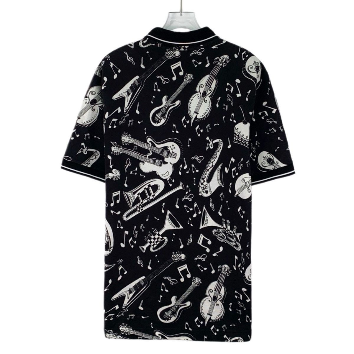 Dolce & Gabbana Dolce & Gabbana Musical Note Instrument Print Shirt K26WX Size US M / EU 48-50 / 2 - 2 Thumbnail