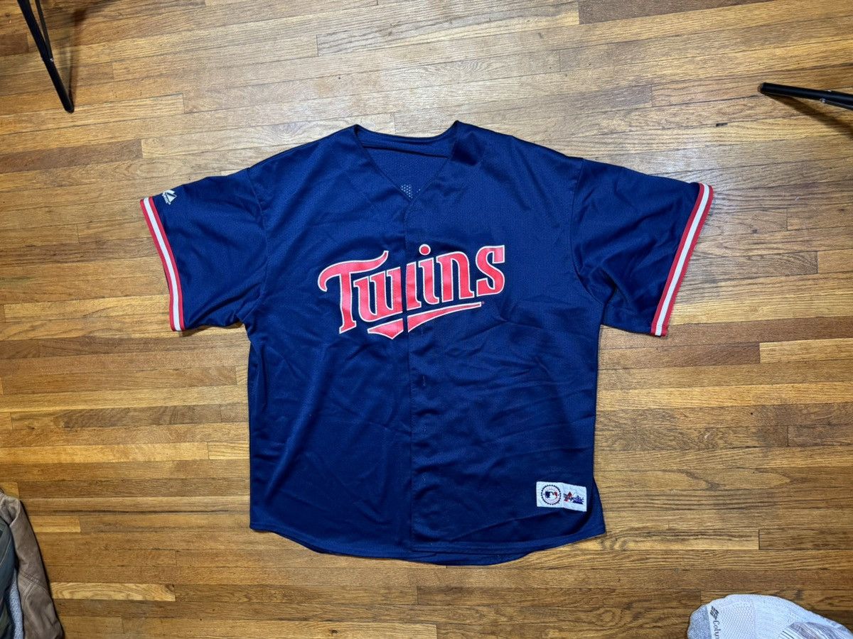 Majestic Christian Guzman #15 Minnesota Twins MLB Vintage 90s Jersey Size US XXL / EU 58 / 5 - 2 Thumbnail
