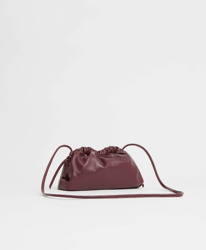 Mansur Gavriel os11x0326 Size: OS / Mini Cloud Clutch in Burgundy Size ONE SIZE - 6 Thumbnail