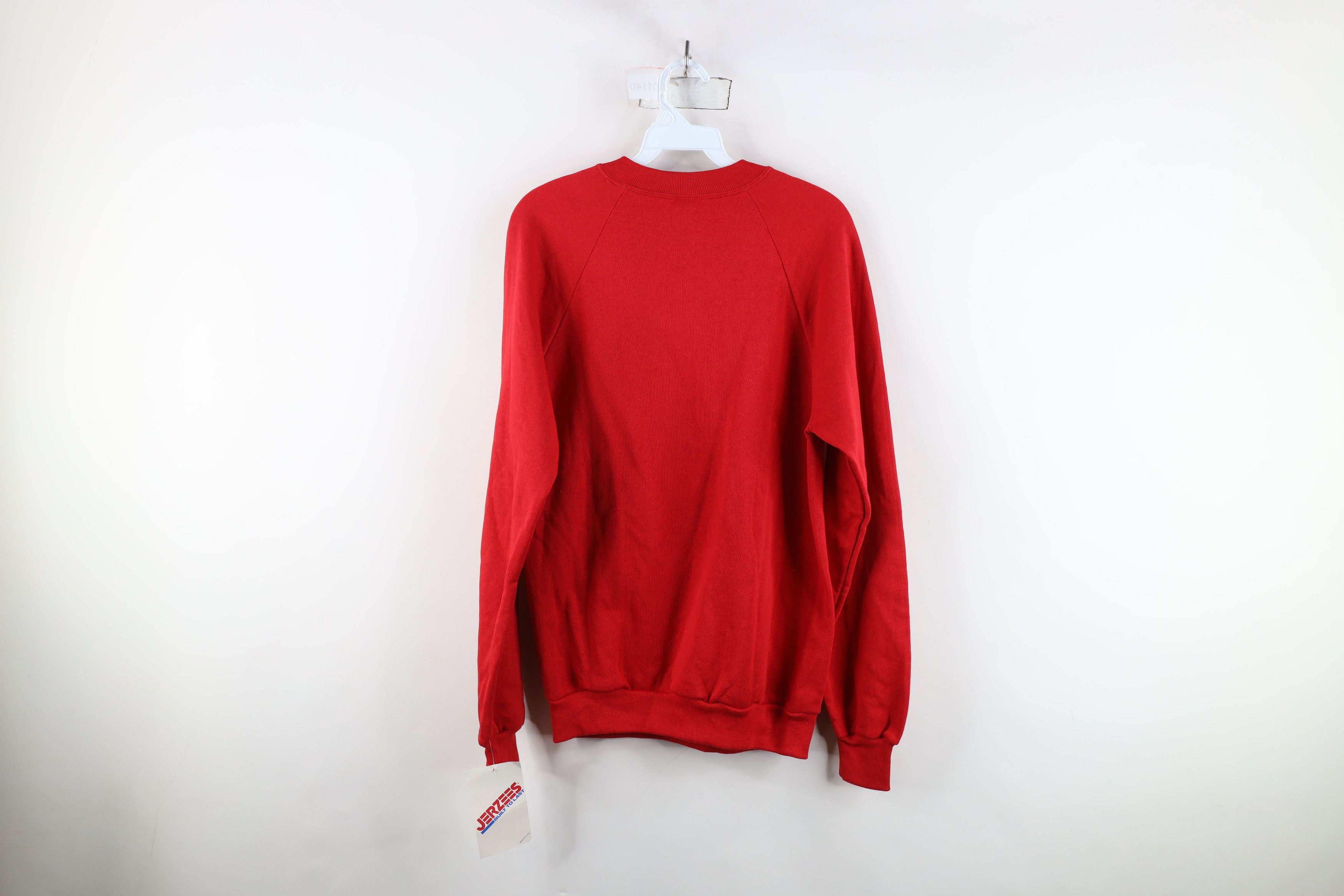 Vintage Deadstock Vintage 90s Streetwear Crewneck Sweatshirt Red USA Size US M / EU 48-50 / 2 - 10 Thumbnail