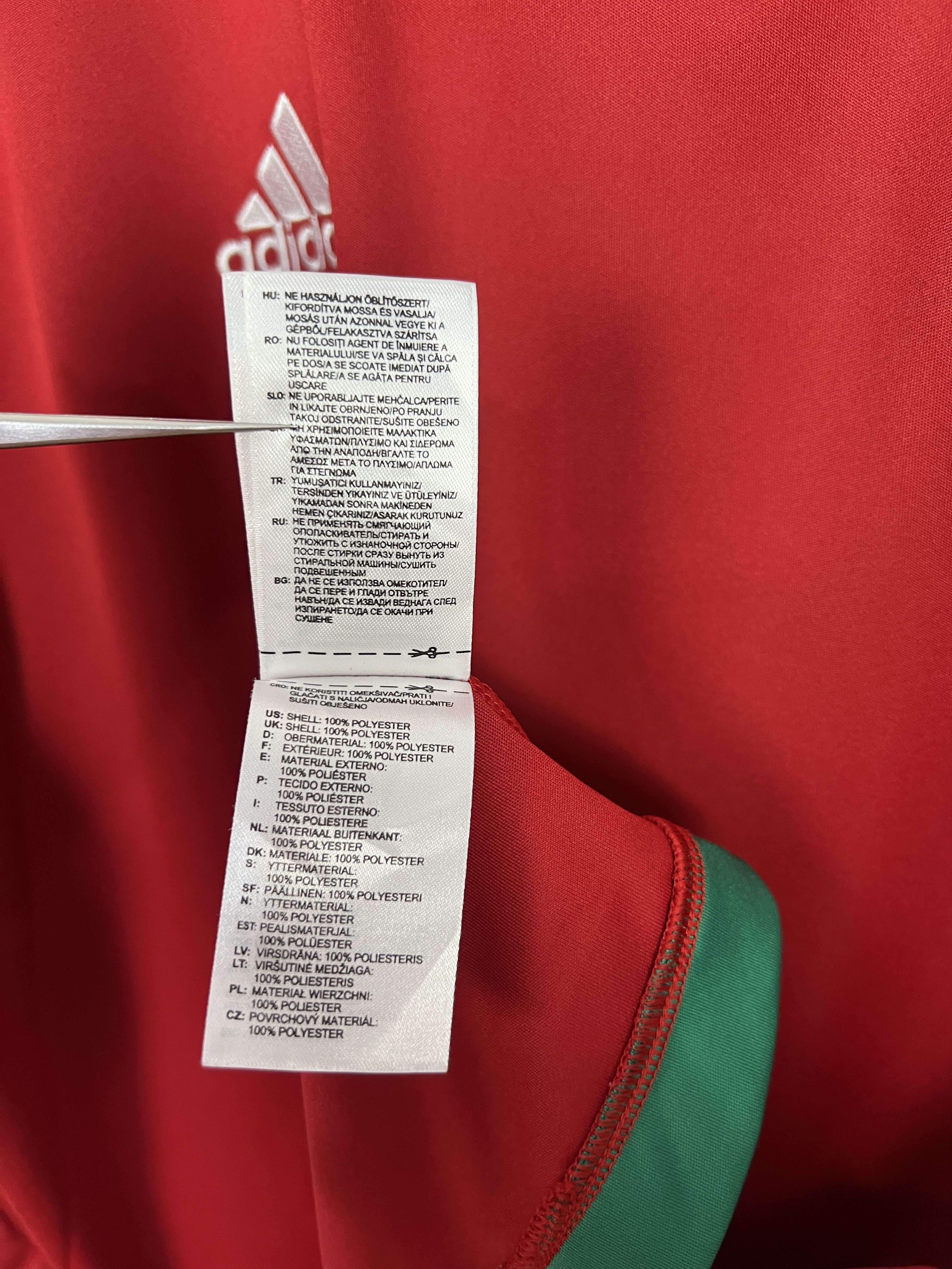 Adidas Hungary Home football shirt 2016 Soccer Adidas Jersey Size US XXL / EU 58 / 5 - 12 Thumbnail