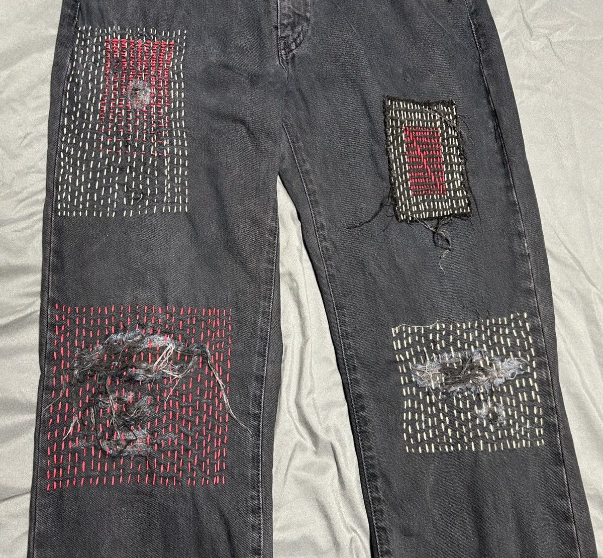 Levi's Levi’s 514s Sashiko Mended and Embellished 1/1 Size US 35 - 9 Thumbnail