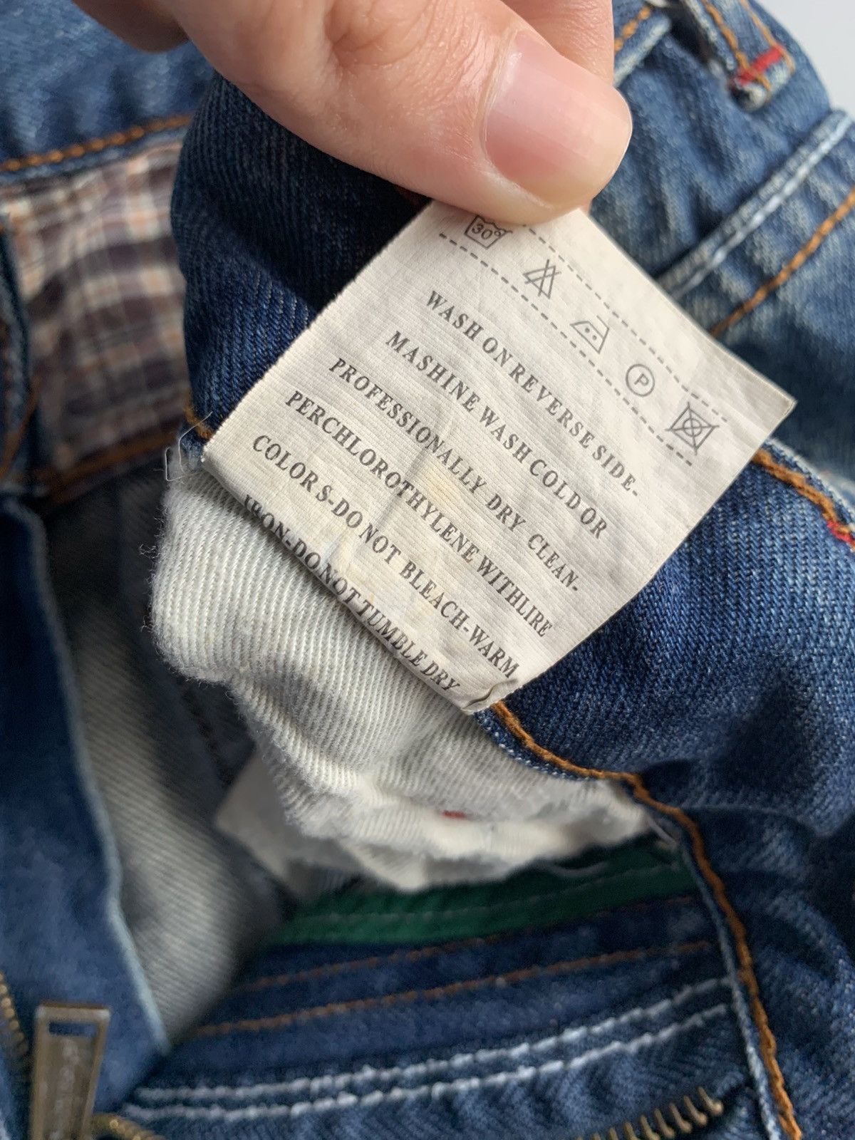 Dsquared2 DSQUARED2 DENIM PATCHWORDS CUSTOM RARE MADE IN ITALY Size US 32 / EU 48 - 21 Thumbnail