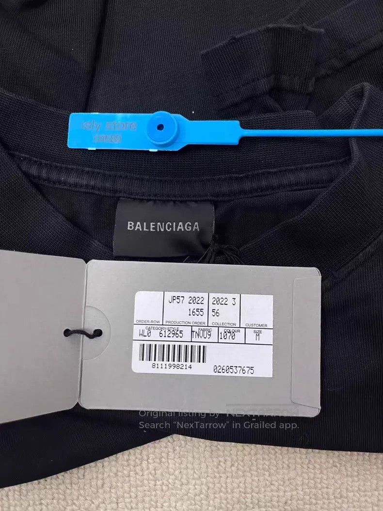 Balenciaga Balenciaga 2B Logo Embroidered Round Neck Short Sleeve T-S Size US M / EU 48-50 / 2 - 5 Thumbnail