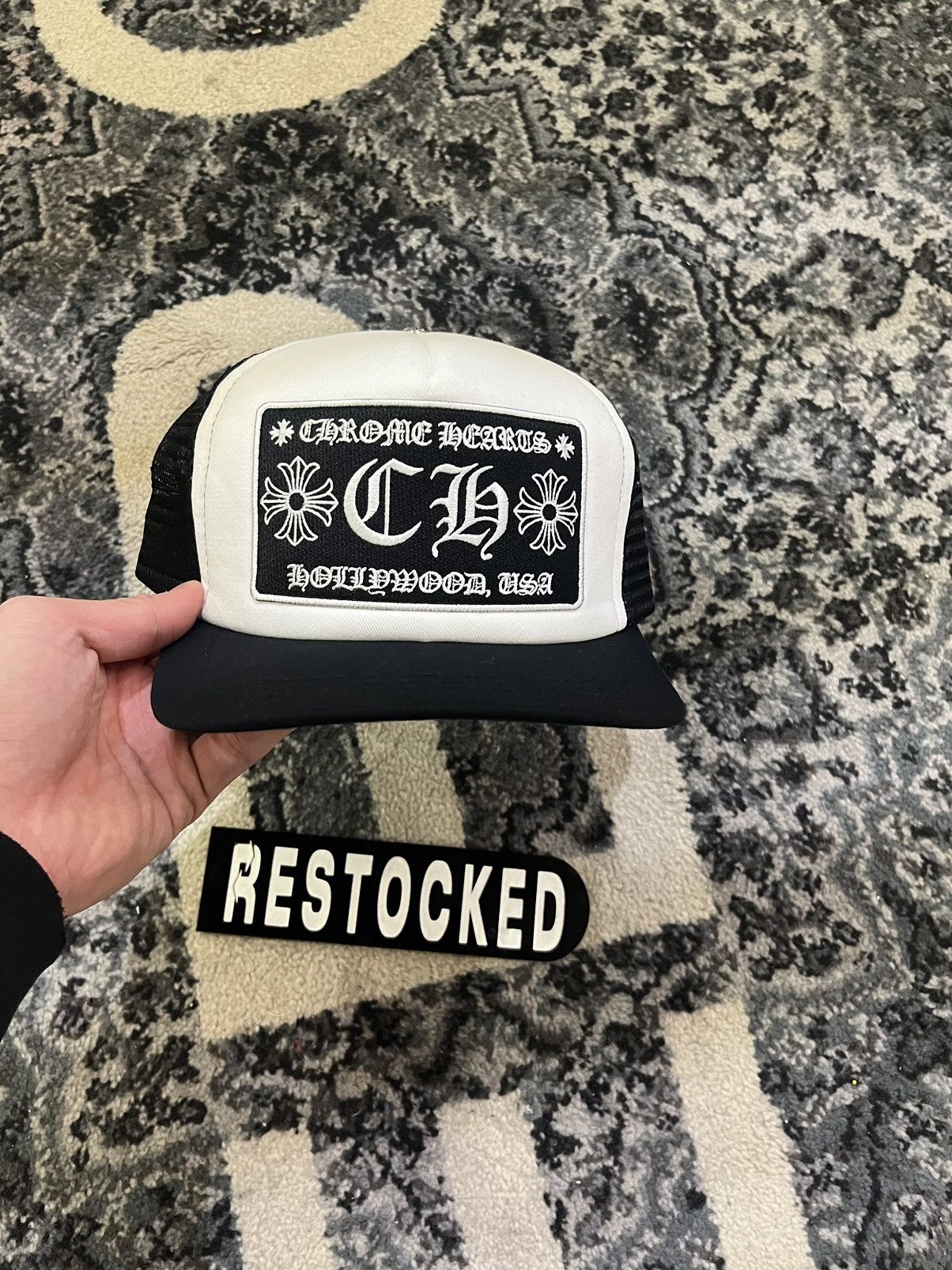 Chrome Hearts NEW CHROME HEARTS WHITE TRUCKER Size ONE SIZE - 1 Thumbnail