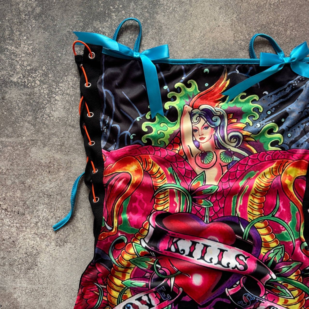 Ed Hardy Ed Hardy by Christian Audigier Vintage Mini Dress Size M / US 6-8 / IT 42-44 - 4 Thumbnail