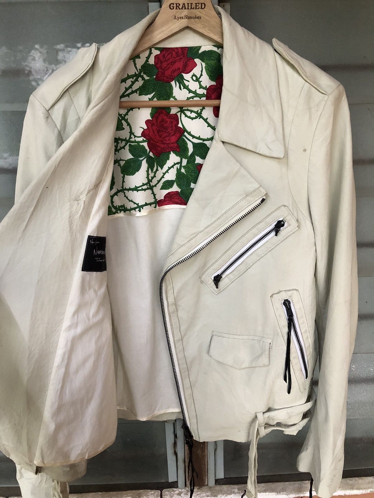 Number (N)ine Vtg 2006 S/S Number (N)ine Lambskin Leather Jacket Size US S / EU 44-46 / 1 - 13 Thumbnail