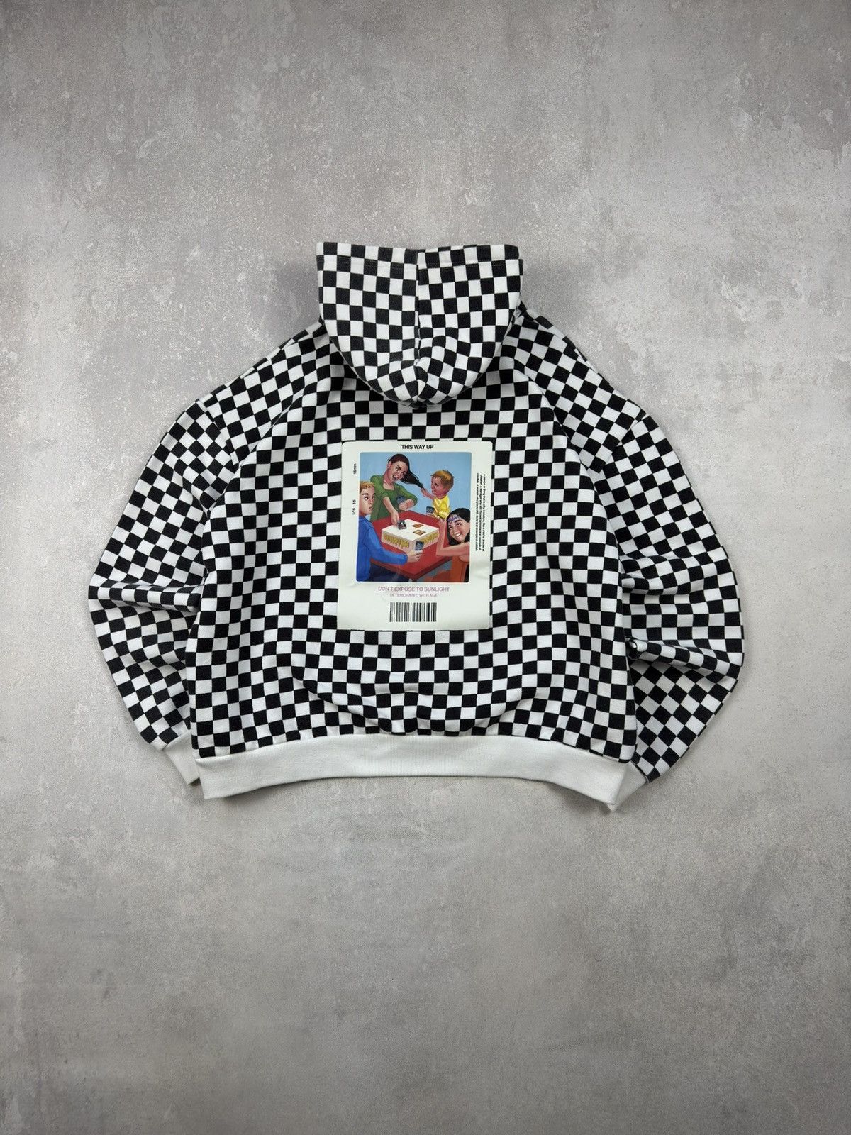 CHILDS Childish TGF Hoodie Checkered Box Logo Y2K Skategang Size US L / EU 52-54 / 3 - 1 Thumbnail