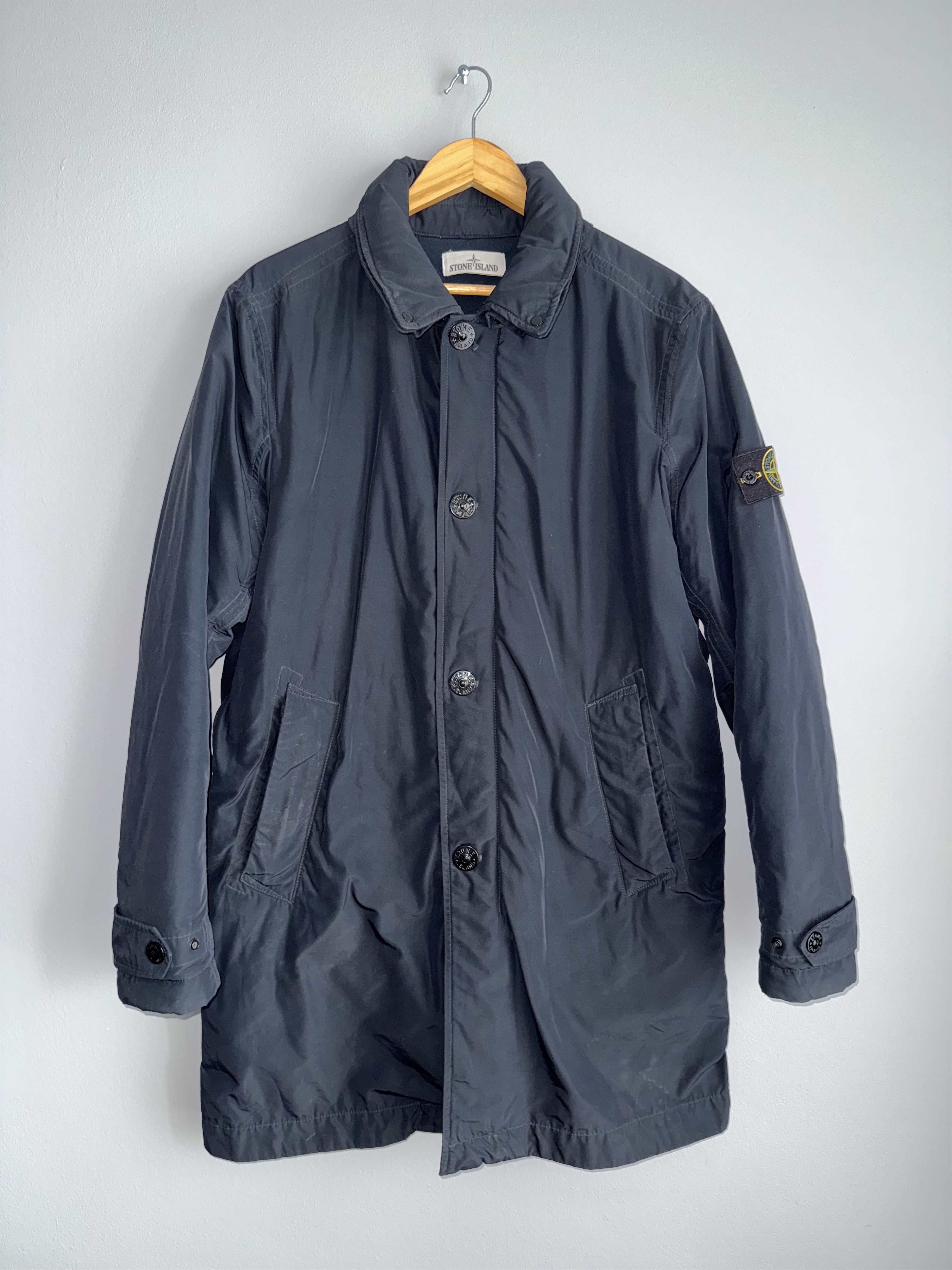 Stone Island Stone Island Micro Reps Primaloft Long Coat Navy david rare Size US L / EU 52-54 / 3 - 1 Thumbnail