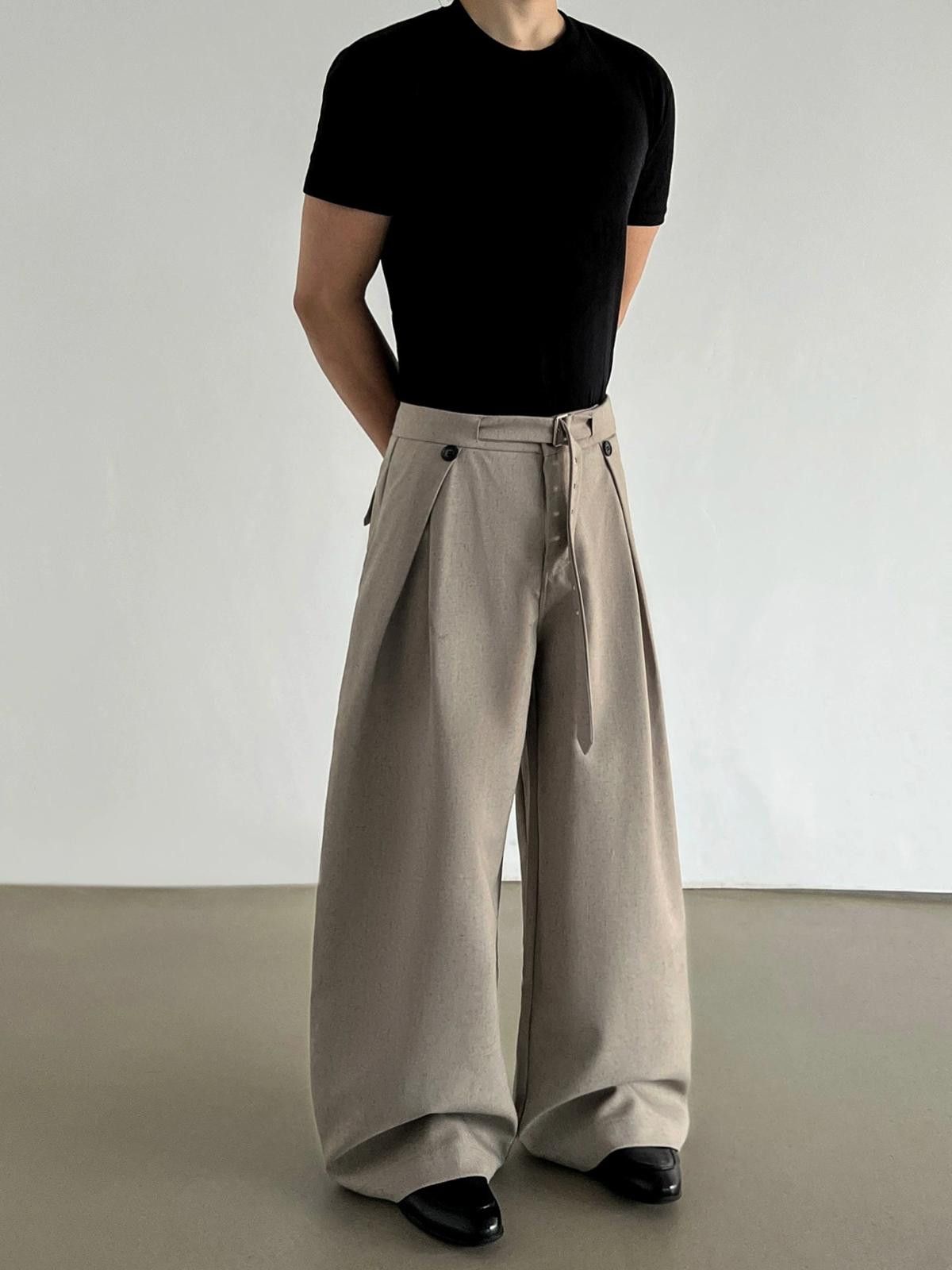 Vintage Wide-Leg Trousers Size US 28 / EU 44 - 3 Thumbnail