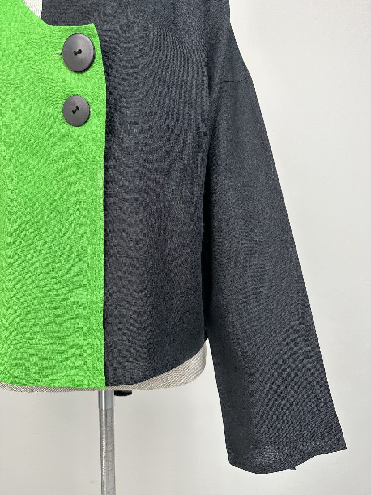 Other OLARS ULLA Linen Colorblock Lagenlook Boho Overszied Jacket Size ONE SIZE - 5 Thumbnail
