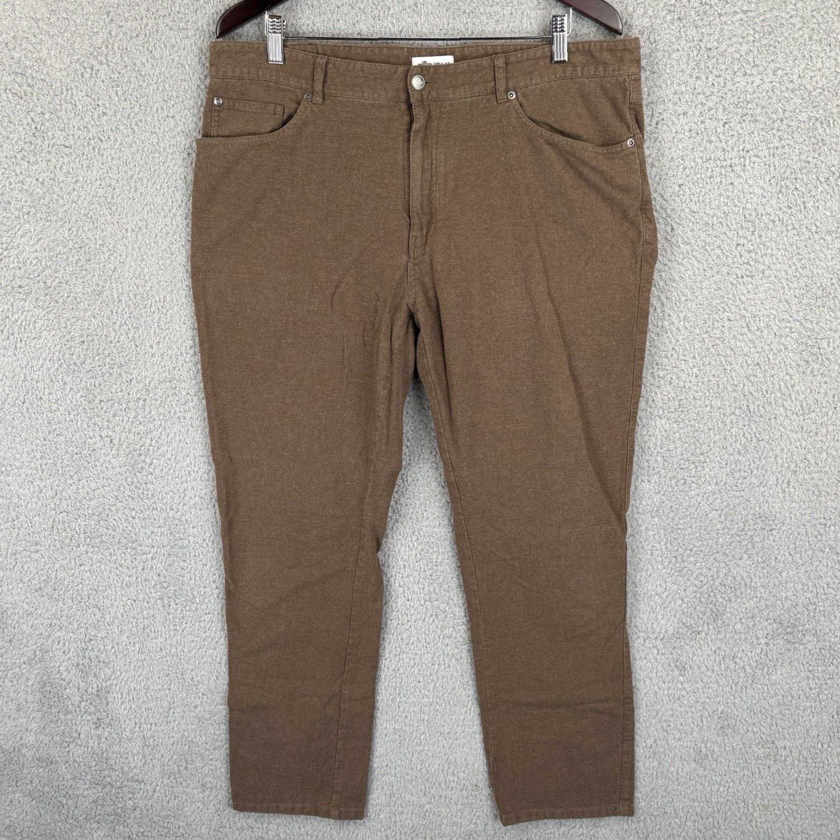Peter Millar Peter Millar Pants 5 Pocket Cotton Flannel Mens 38x30 Brown Stretch MF21BO1 Size US 38 / EU 54 - 2 Thumbnail