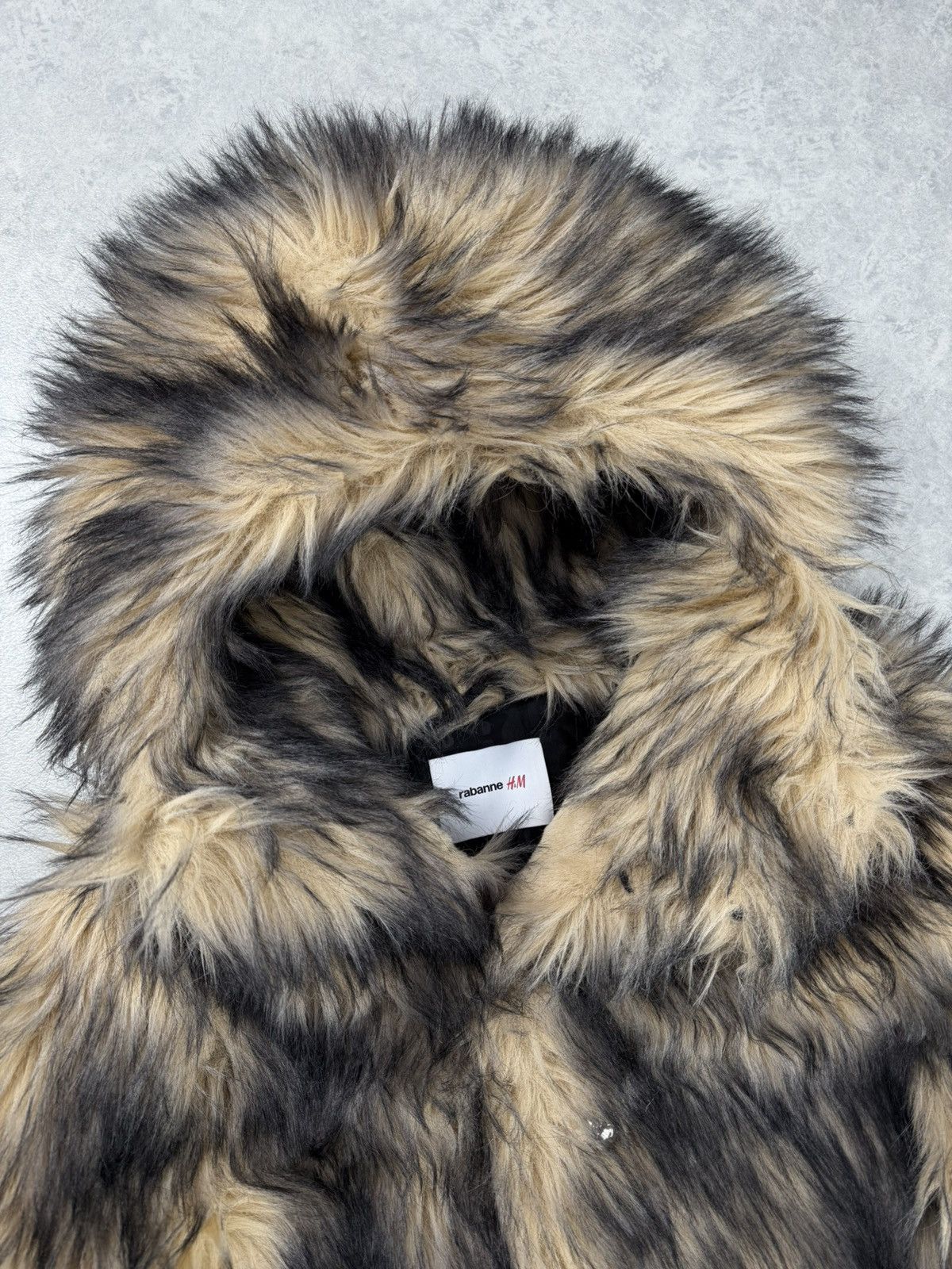 H&M × Paco Rabanne Rabanne x H&M Faux Fur Hooded Jacket Size S Size S / US 4 / IT 40 - 7 Thumbnail