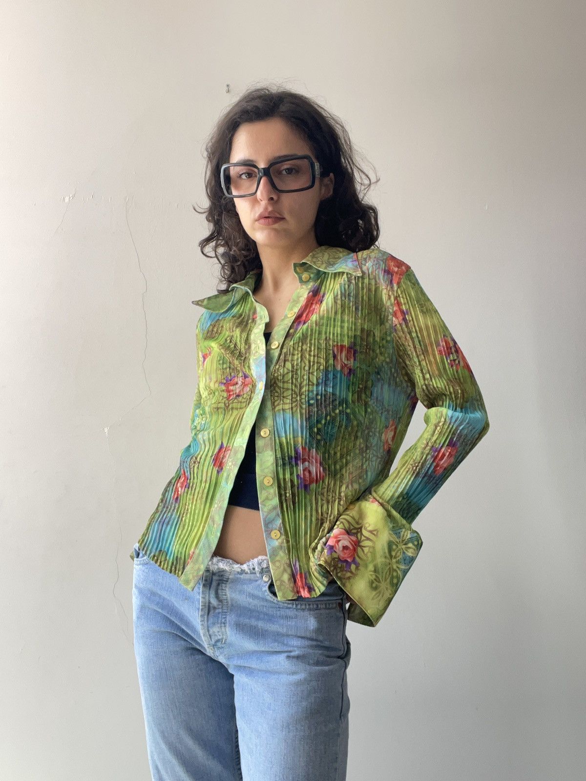 Vintage Italian shirt Size M / US 6-8 / IT 42-44 - 2 Thumbnail
