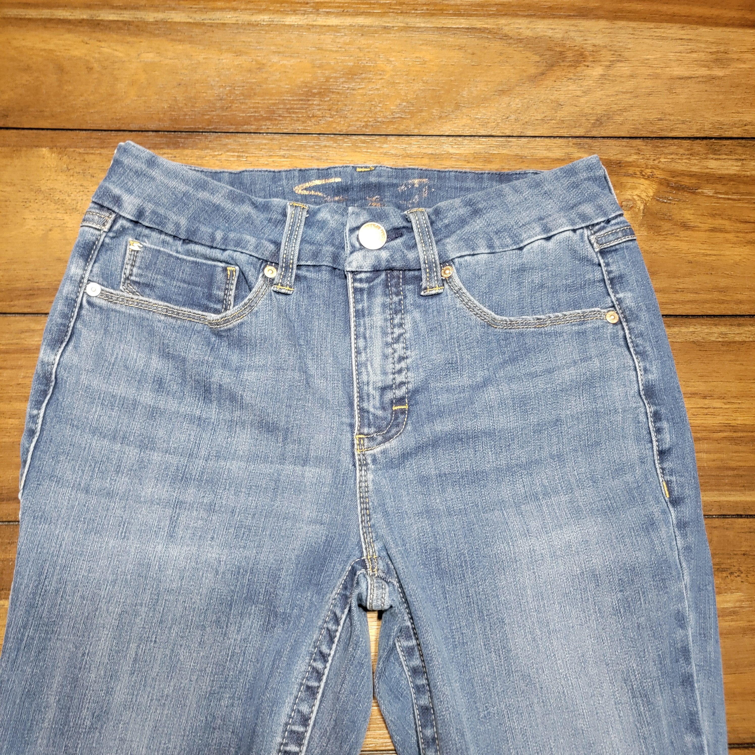 Seven 7 Seven7 Tummyless High Rise Skinny Denim Jeans - Size 6 Size 28" / US 6 / IT 42 - 2 Thumbnail