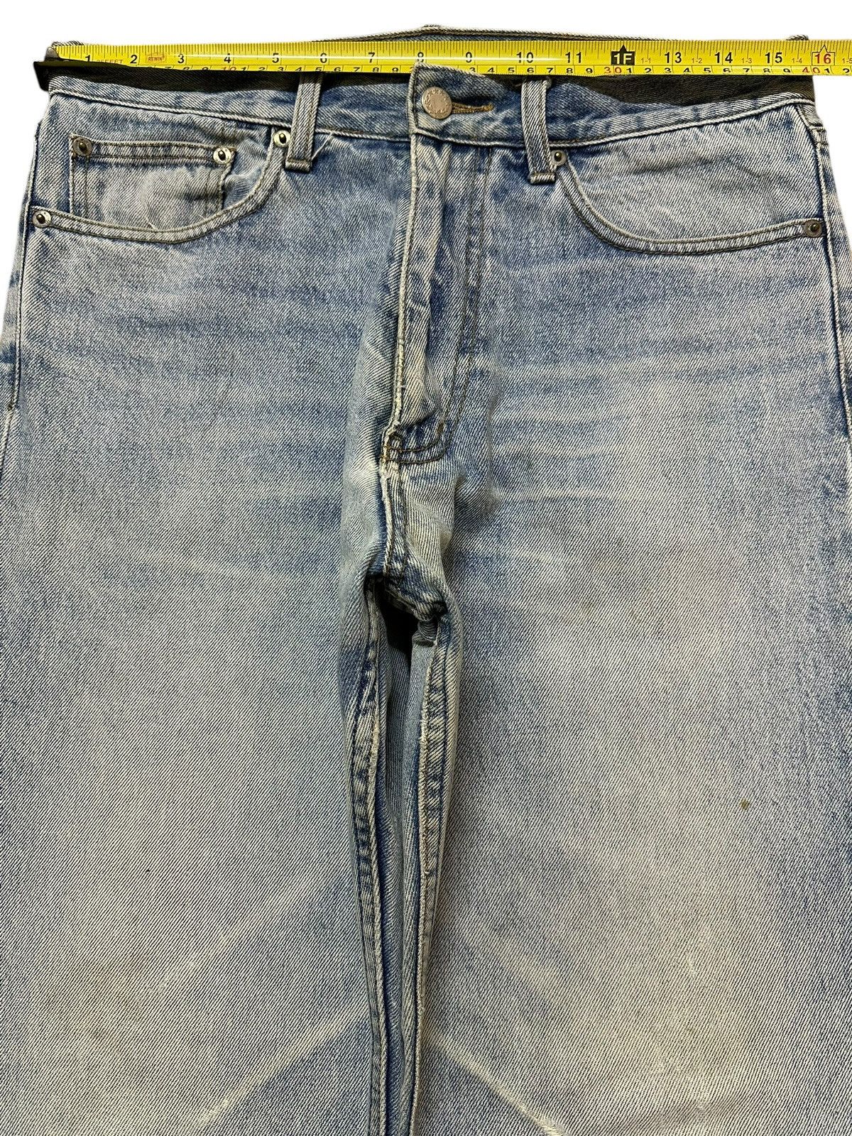 Japanese Brand Vintage Japanese Brand Blue Faded Wash Style Loose Jeans Size US 31 - 11 Thumbnail