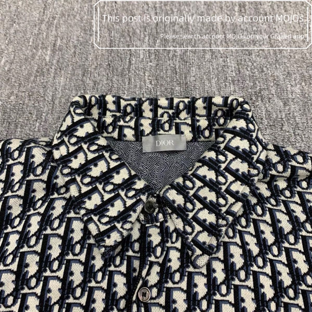 Dior Sz L Dior Monogram Logo Shirt Jacket mojos105752626 Size US L / EU 52-54 / 3 - 6 Thumbnail