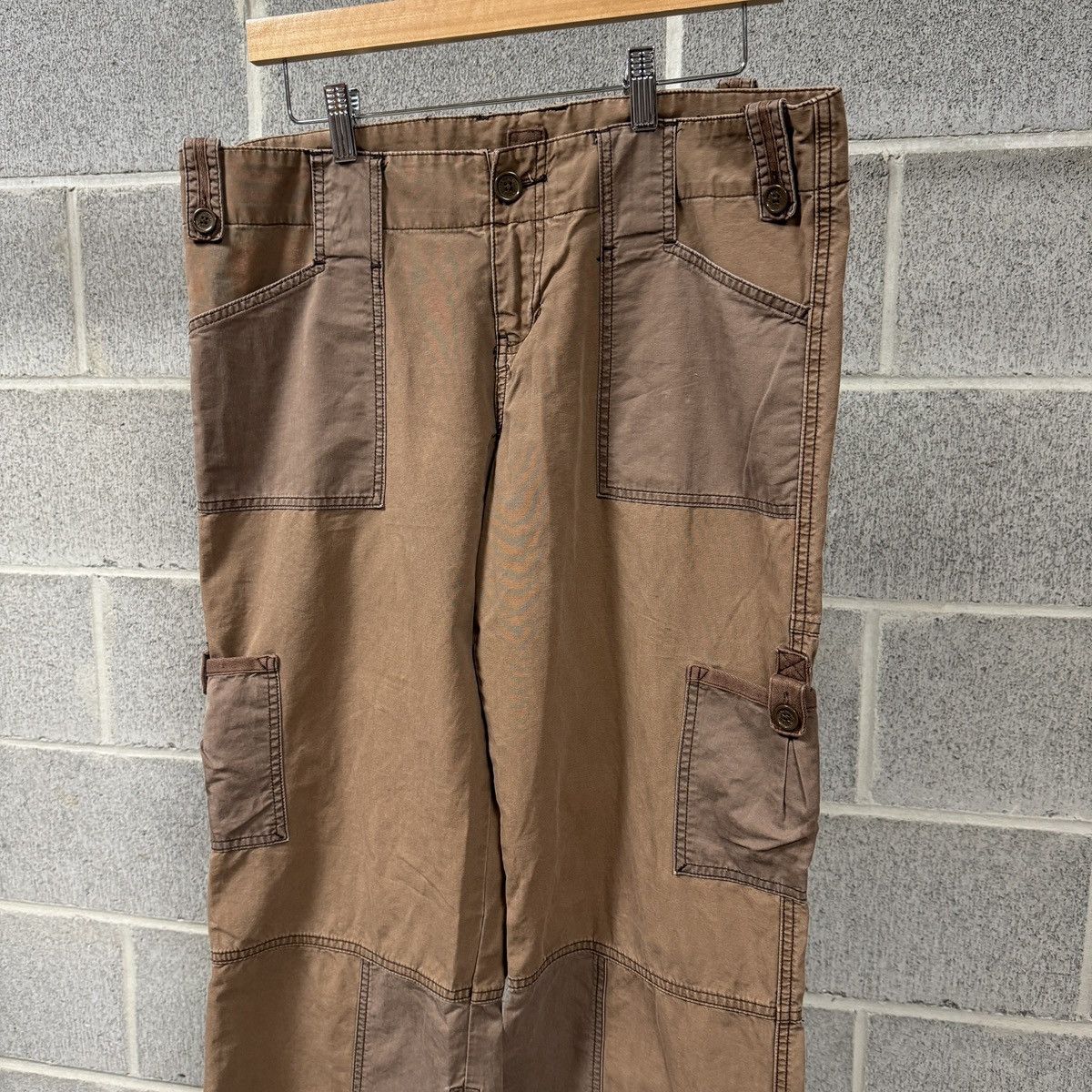 Vintage Vintage Abercrombie & Fitch Cargo Pants ERD Grunge Raimundo Size 34" / US 12 / IT 48 - 7 Thumbnail