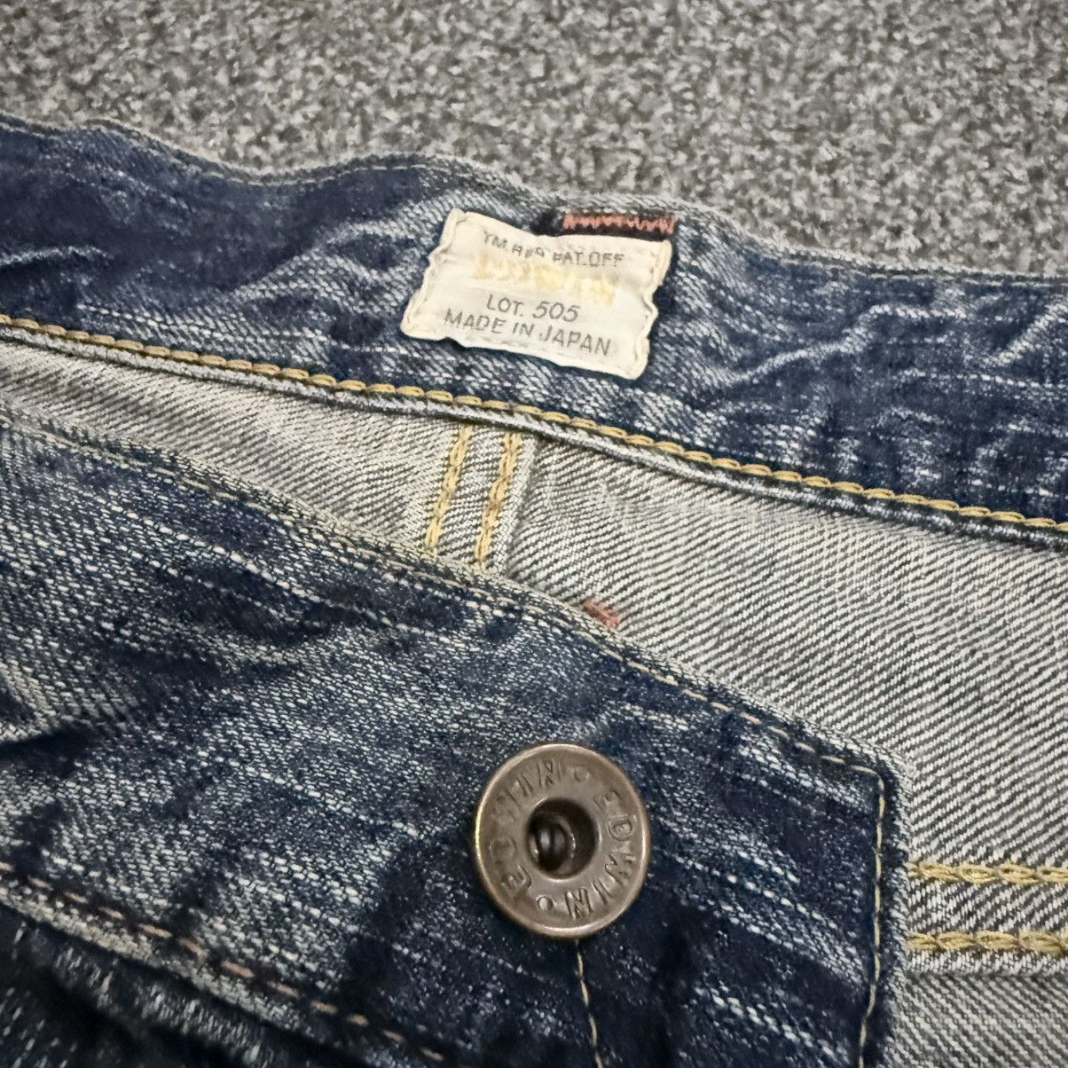 Kapital Flared ‼️ Japanese Denim Edwin 505 Dirty Washed Distressed Size US 33 - 15 Thumbnail