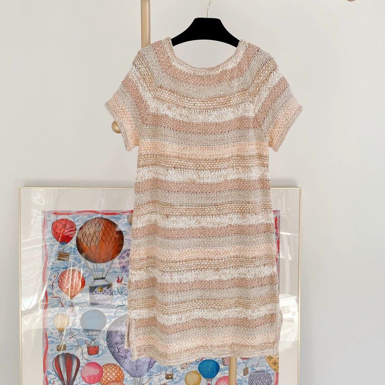 Chanel Chanel Greek series knitted dress 2504-Nextarrow Size XS / US 0-2 / IT 36-38 - 2 Thumbnail