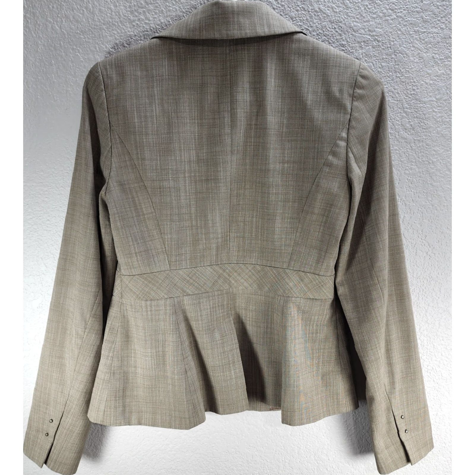 Vintage VINTAGE Classiques Entier Brown Blazer Jacket Sz 2 Women Business Casual Formal Hook Closure Jacket Size XS / US 0-2 / IT 36-38 - 4 Thumbnail