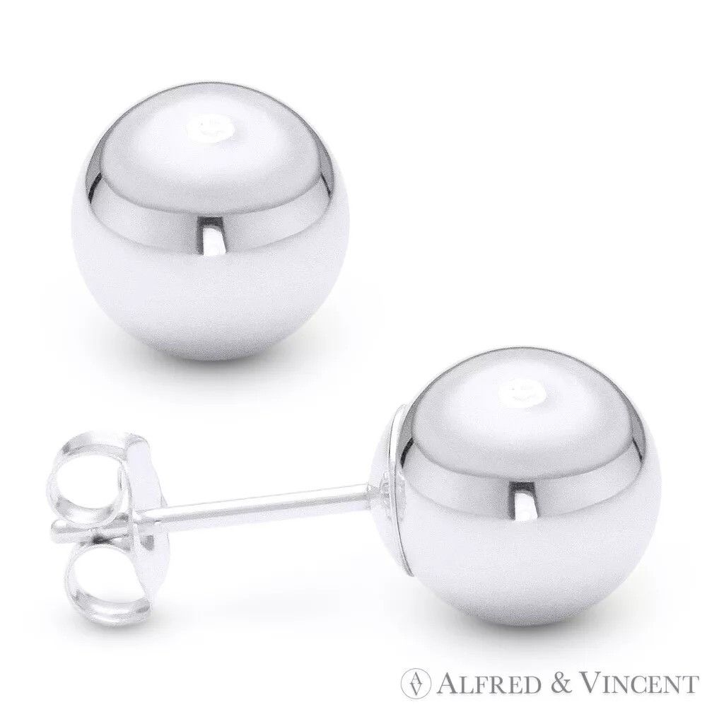 Other 2mm Polished Lightweight Hollow-Ball Bead Stud Earrings Size ONE SIZE - 1 Preview