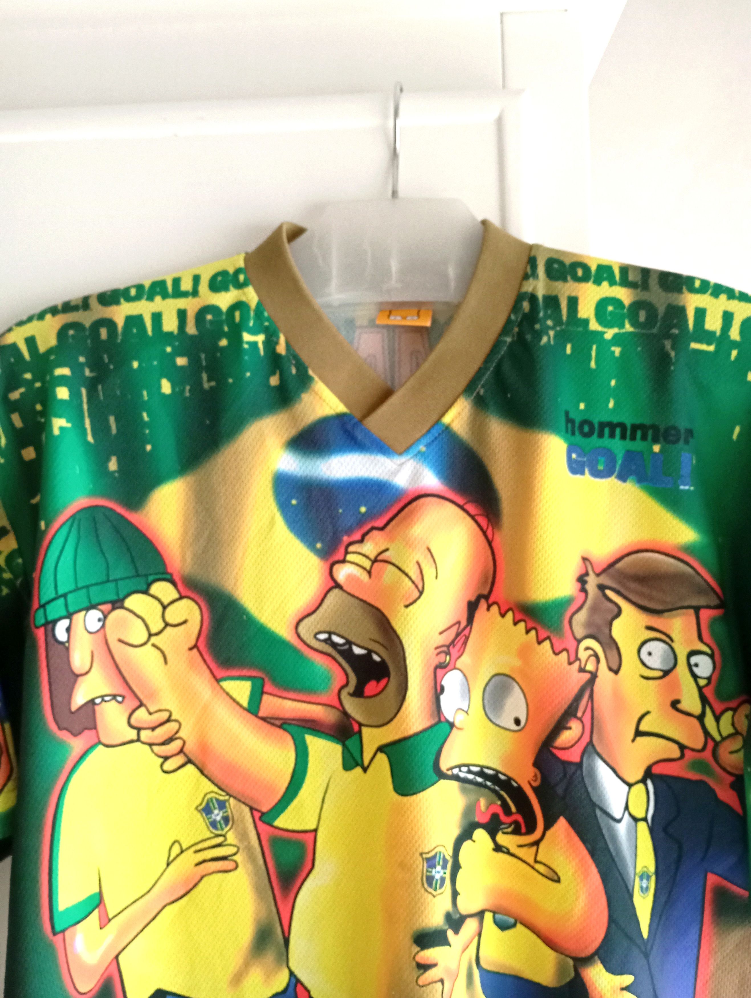 The Simpsons × Vintage THE SIMPSONS 1999 BRASIL HOMMER GOAL T-Shirt Size US L / EU 52-54 / 3 - 2 Thumbnail