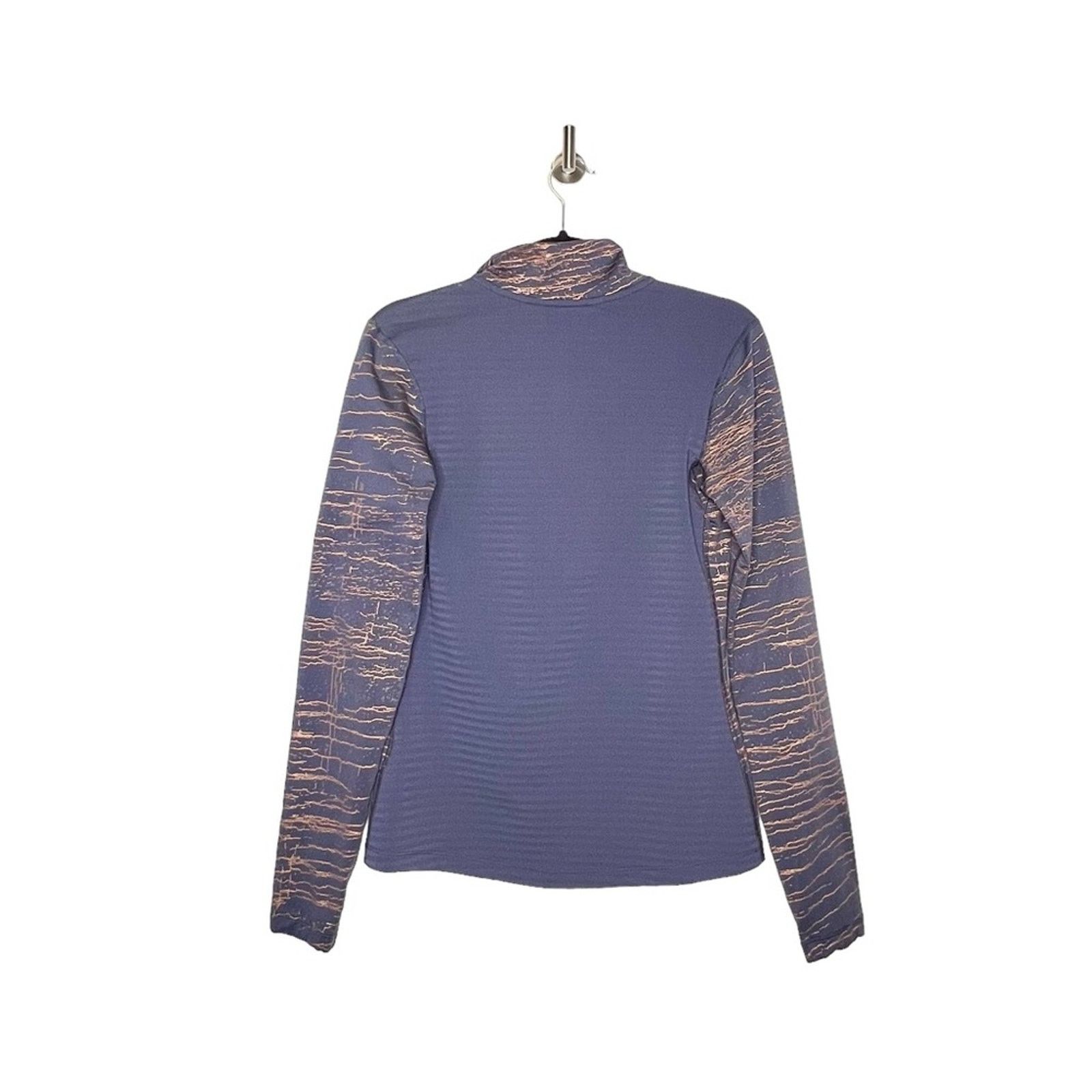 Nike Nike Pro Metallic Long Sleeve Half Zip Pullover Size Medium Size M / US 6-8 / IT 42-44 - 6 Thumbnail