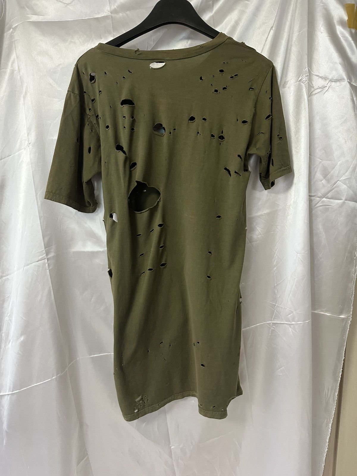 Balmain Balmain by Decarnin SS10 Destroyed Military Shirt Size US M / EU 48-50 / 2 - 10 Thumbnail