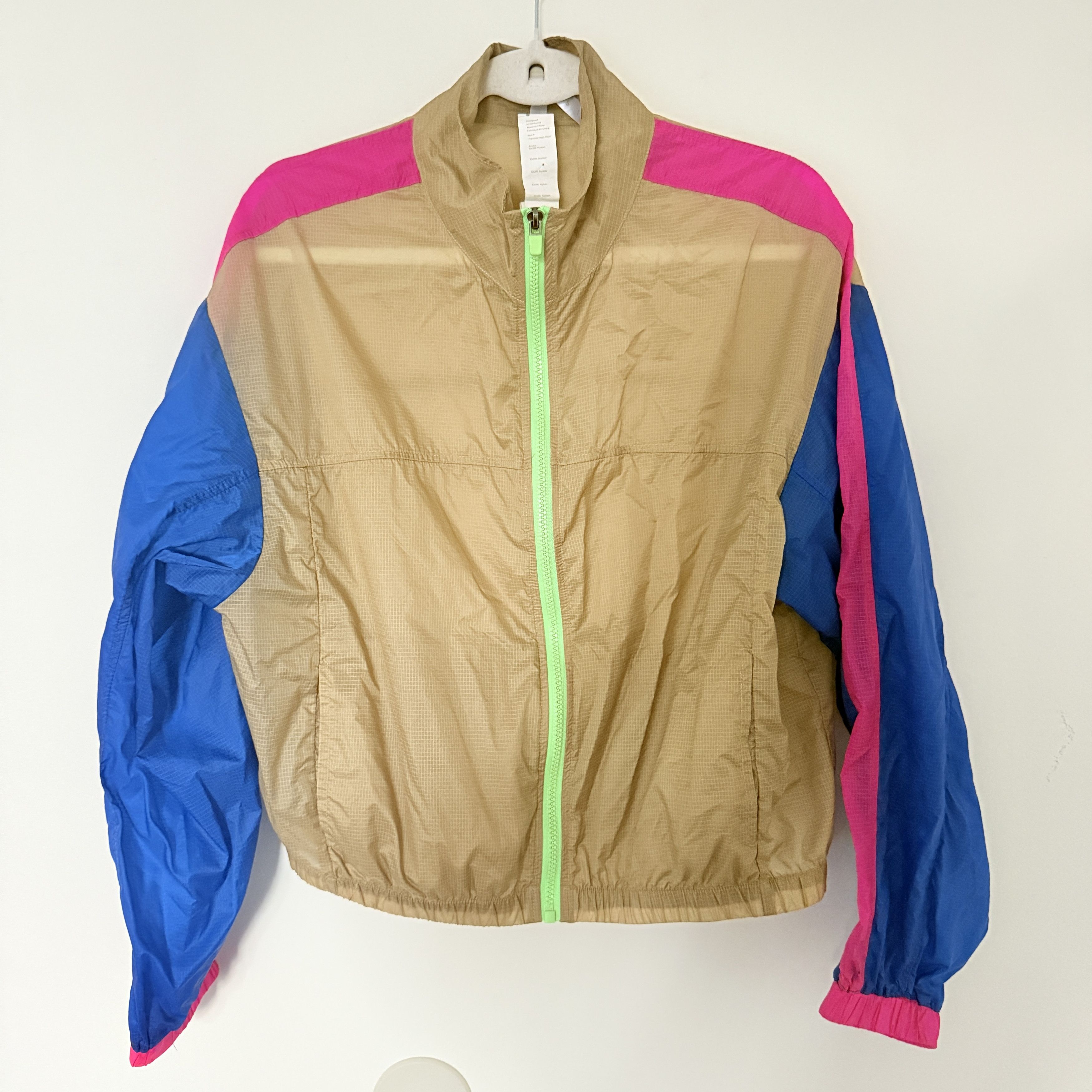 Fabletics Fabletics Payton Woven Cedar Jacket Color-Blocked Zip Jacket Size M / US 6-8 / IT 42-44 - 2 Thumbnail