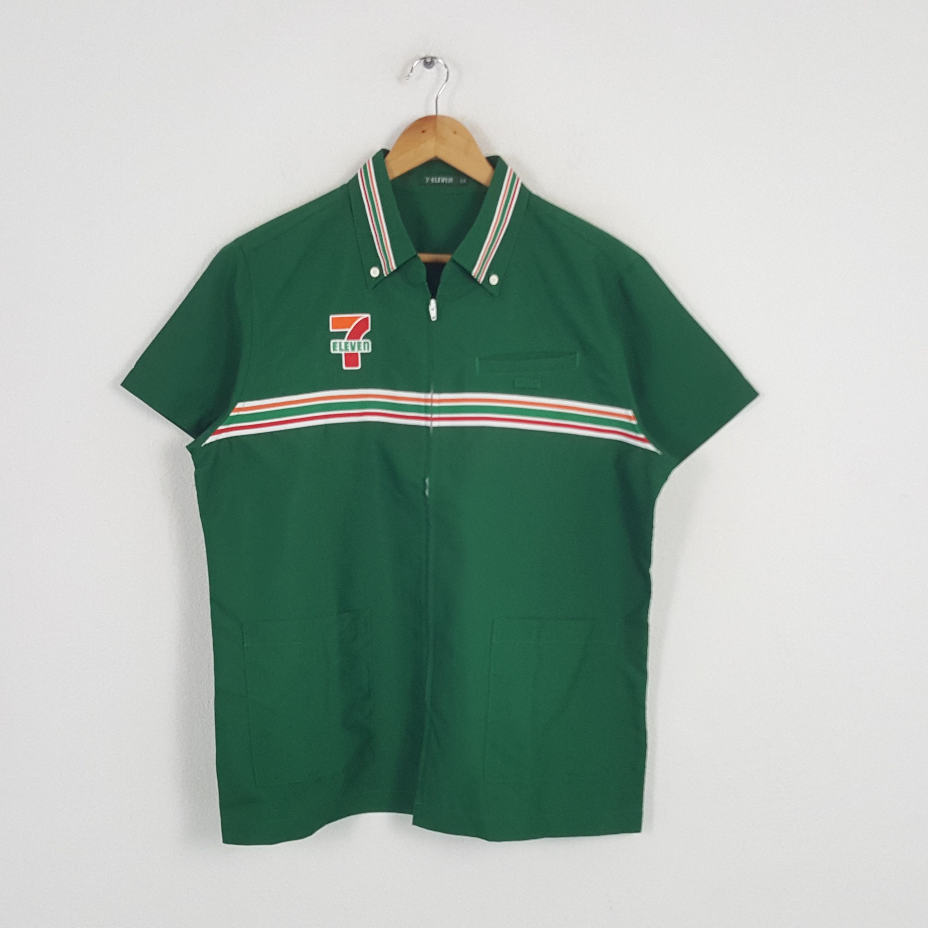 Japanese Brand × Vintage Vintage 7 Eleven Japanese Brand Uniform Jacket Size US L / EU 52-54 / 3 - 3 Thumbnail