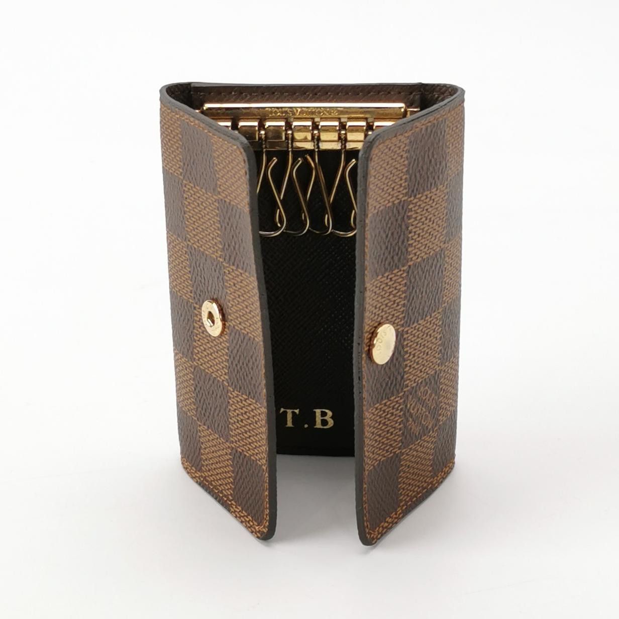 Louis Vuitton Louis Vuitton (LV) Portable Letter Logo Checkerboard Key Ba Size ONE SIZE - 4 Thumbnail