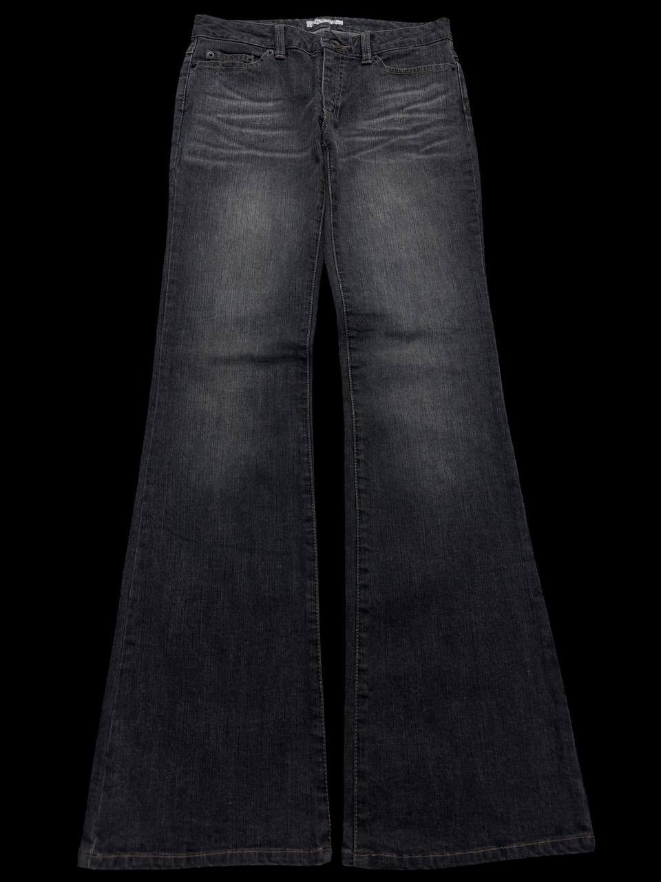 Other BELL BOTTOM 90s Style Japanese Mudwash Insane Bootcut Jeans Size US 27 - 1 Thumbnail