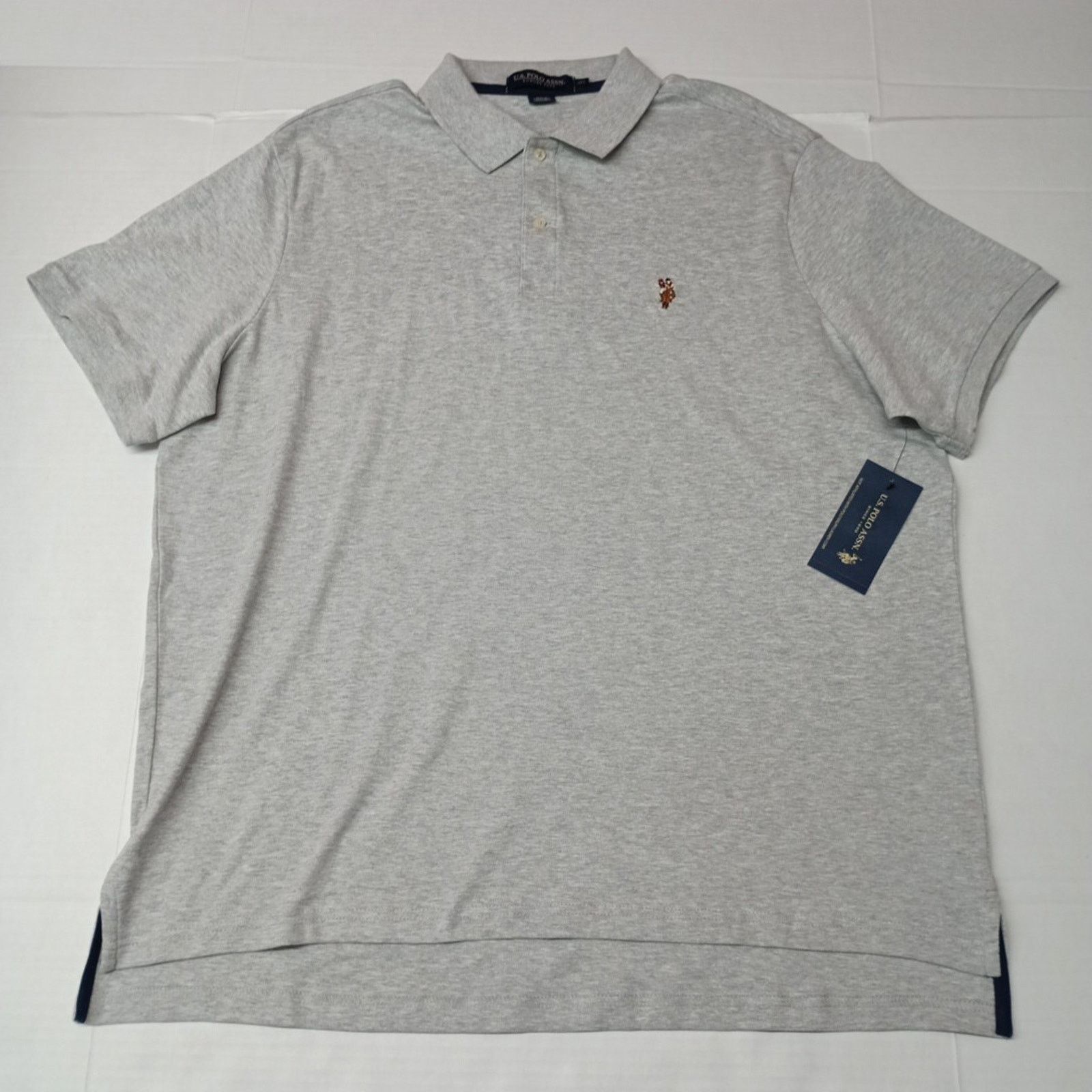 U.S. Polo Assn. U.S. Polo Assn Polo Shirt Gray Men's Size 2XL Luxury Feel Size US XXL / EU 58 / 5 - 1 Thumbnail