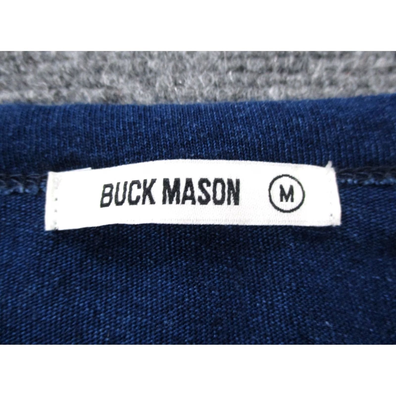 Buck Mason Buck Mason Shirt Mens M Blue Lightweight Thermal Knit Casual Minimalist Size US M / EU 48-50 / 2 - 6 Thumbnail