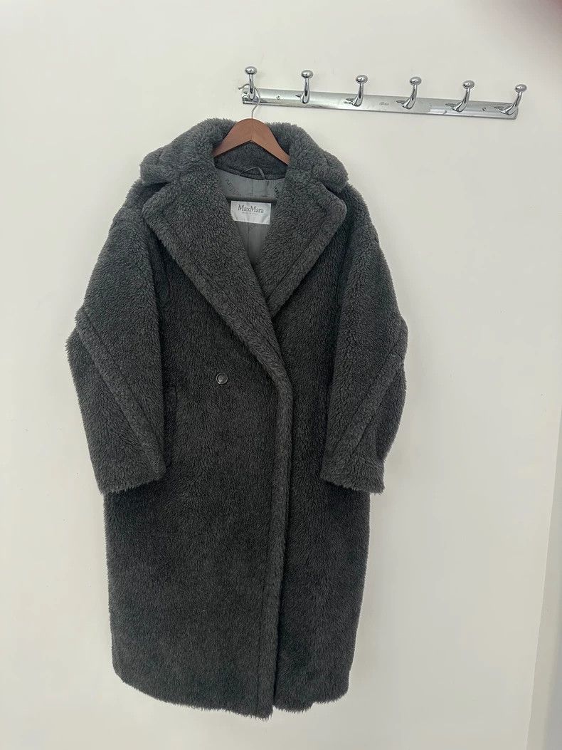 Max Mara Max Mara Grey teddy bear coat Size S / US 4 / IT 40 - 1 Thumbnail