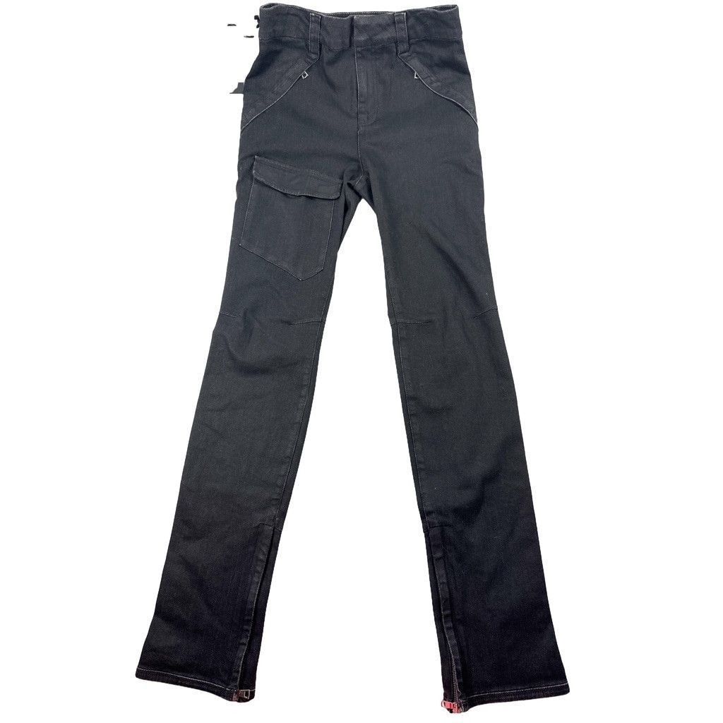 Rta NWT RtA Black Cargo Jeans – Italian Stretch Denim, Size 25 Size 25" / US 0 / IT 36 - 5 Thumbnail