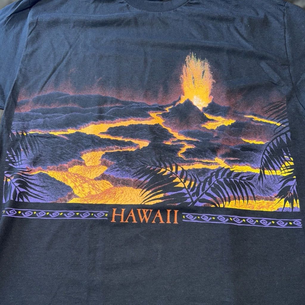 Vintage VINTAGE Kona Hawaii Volcano Explosion Lava T Shirt Mens XL 90s Palm Black Cotton Sutton’s Sportswear Regular Adults Mens Size US XL / EU 56 / 4 - 1 Thumbnail