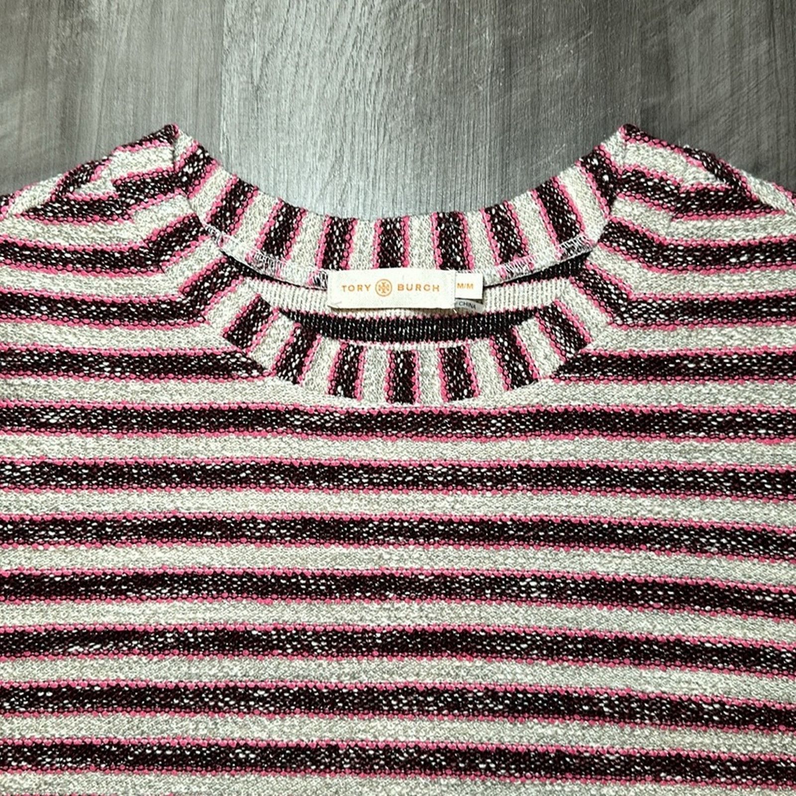 Tory Burch Tory Burch Long Sleeve Knit Sweater Top - Medium Size M / US 6-8 / IT 42-44 - 4 Thumbnail