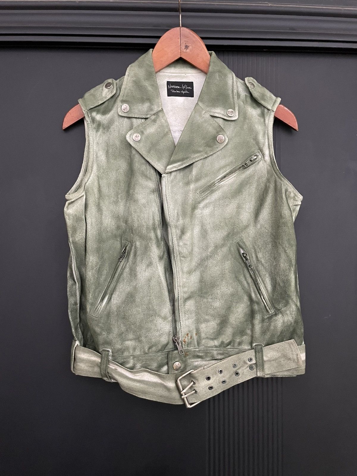Levi's NUMBER (N)INE takahiro miyashita biker vest size S Size US M / EU 48-50 / 2 - 1 Thumbnail