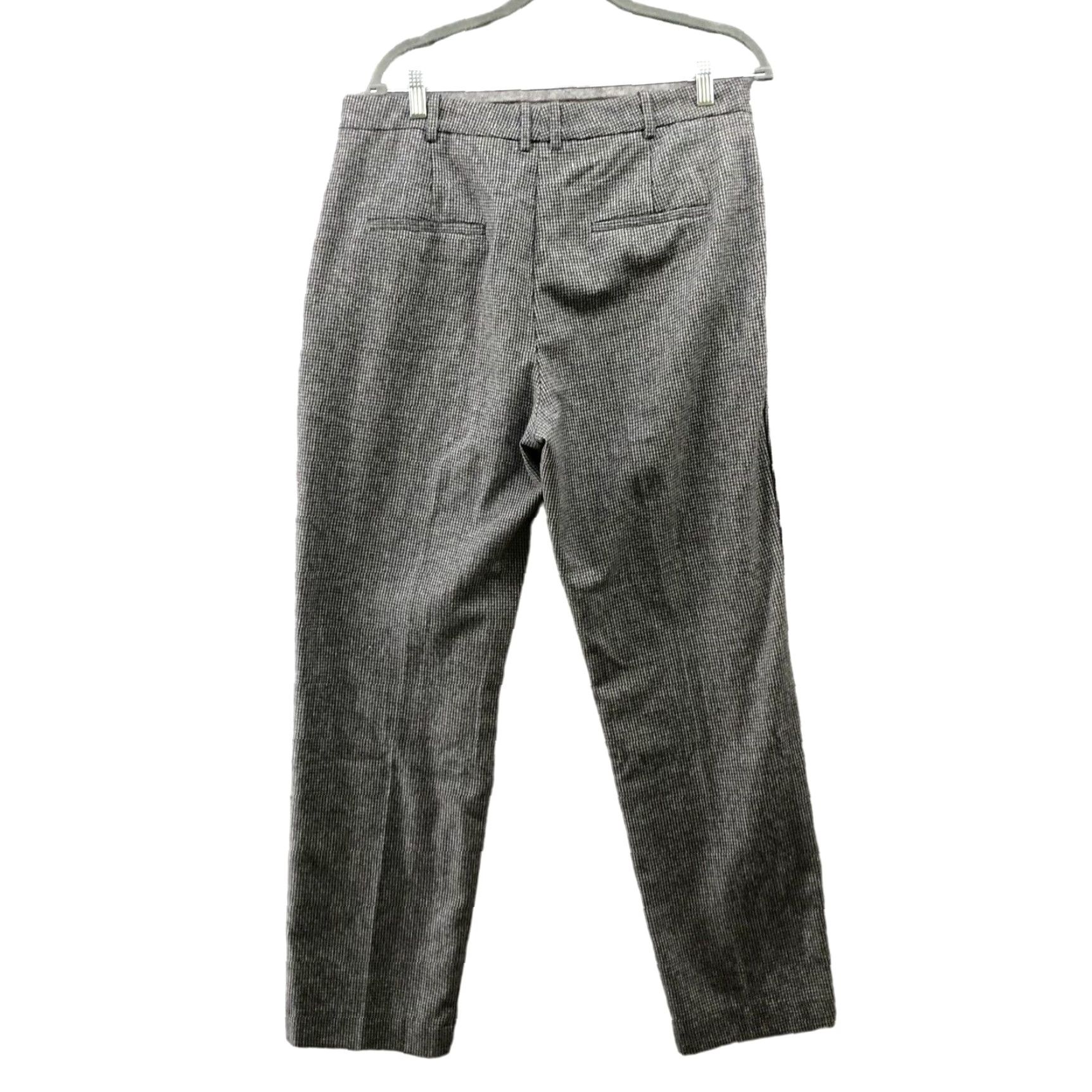 Vintage MNG Wool Blend Plaid High Rise Straight Dress Pants Womens Size 10 Gray Size 32" / US 10 / IT 46 - 2 Thumbnail