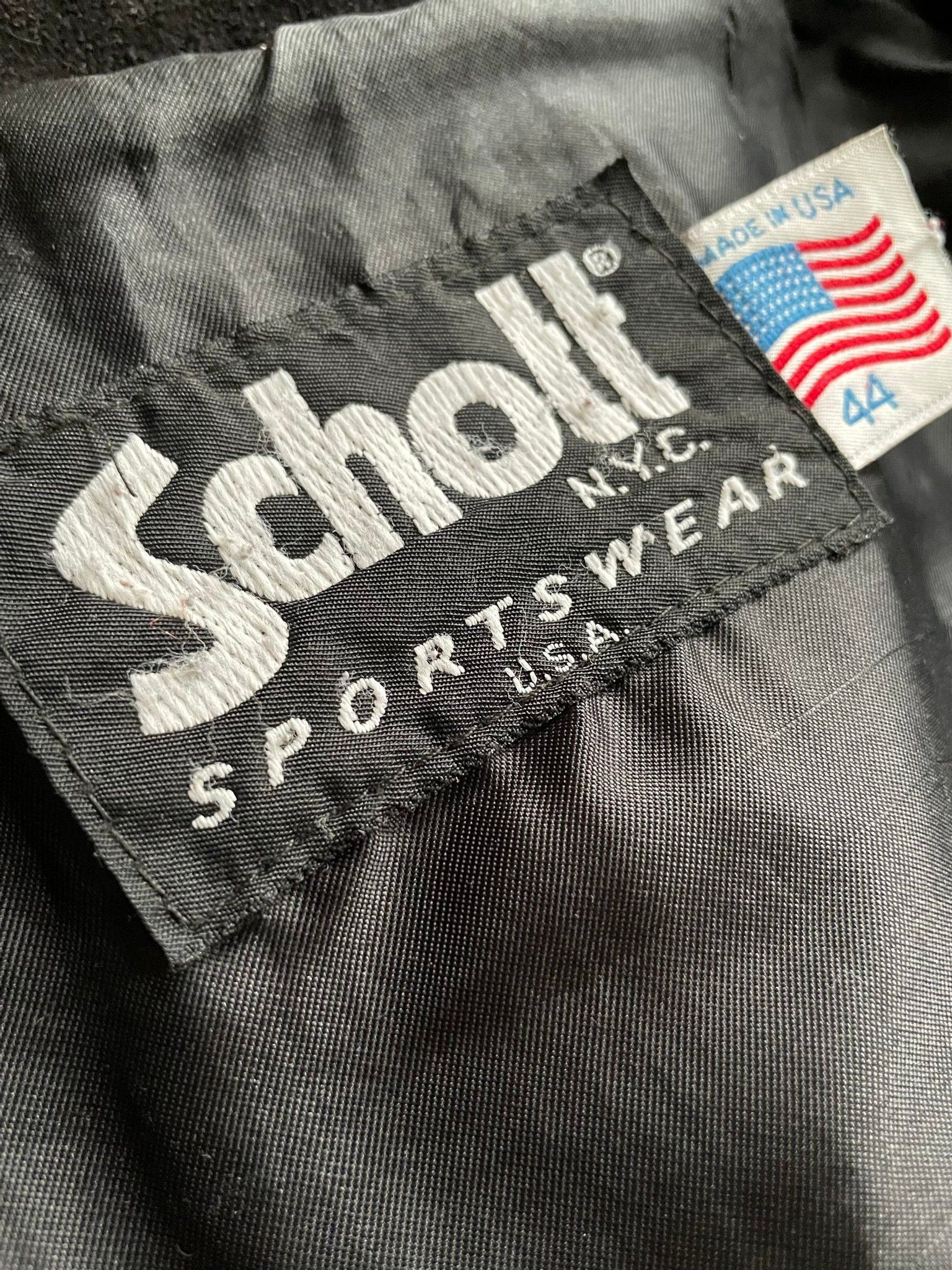 Schott 1980's Schott N.Y.C. Fringe Leather Jacket - Large Size US L / EU 52-54 / 3 - 10 Thumbnail