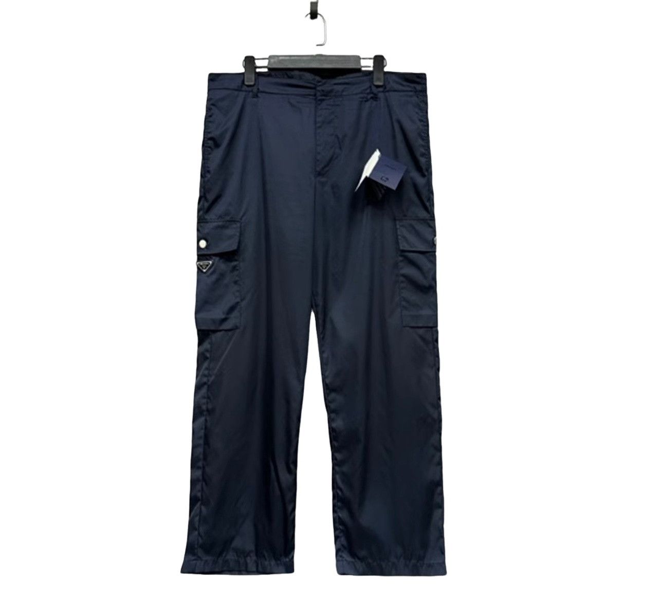 Prada Prada Navy Re-Nylon Cargo Pants Size 50 Size US 34 / EU 50 - 1 Thumbnail